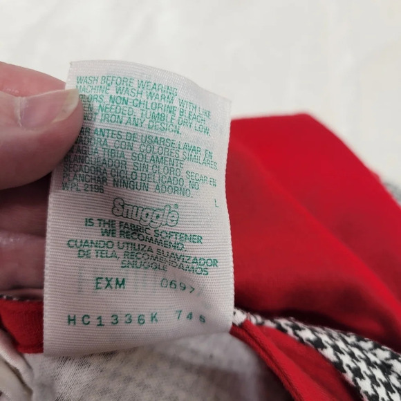 🌴3/$15🌴 HealthtexVintage knit romper Size 0-5 months Red herringbone - Picture 3 of 12